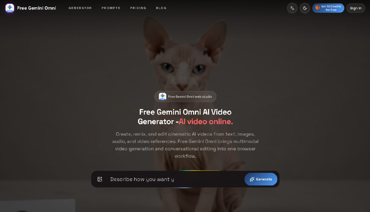 Free Gemini Omni