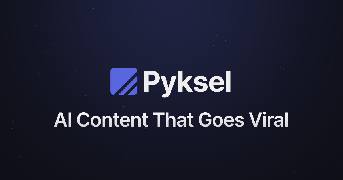 Pyksel - AI Ad Generator