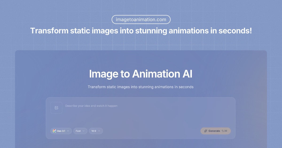 Image to Animation