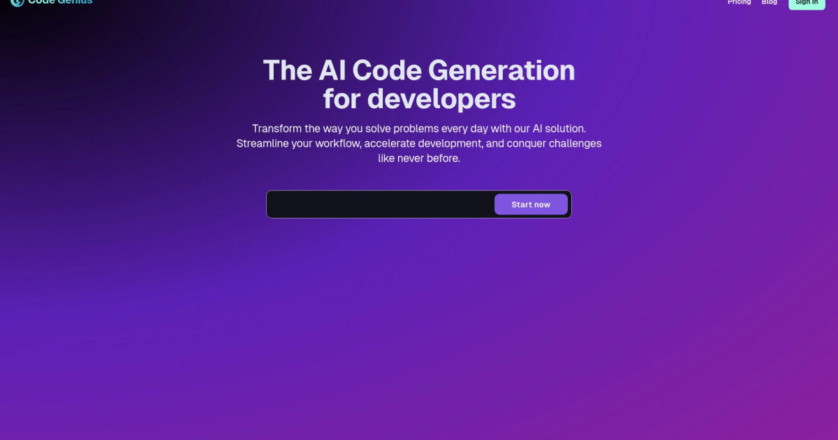 Code Genius AI