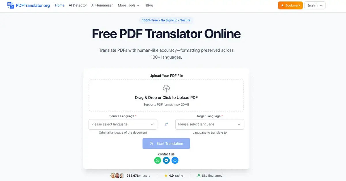 Pdftranslator AI